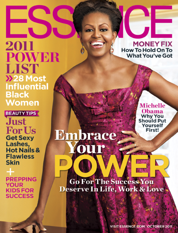 FLOTUS Michelle Obama On October's Cover of Essence ...