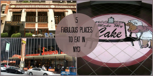 Travel Tuesday: 5 Fabulous Places to Eat in NYC