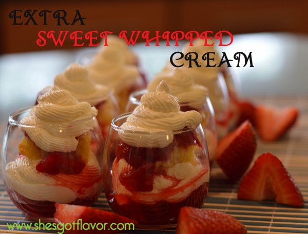 Lemon Strawberry Dessert Shots Extra Whipped Cream