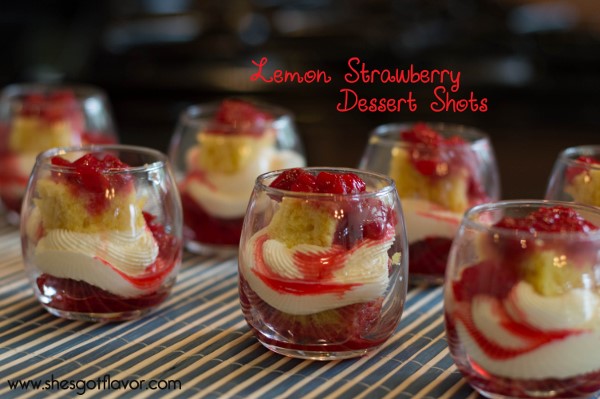 Lemon Strawberry Dessert Shots Feature 2REVISED