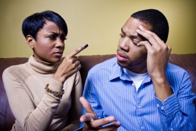 angry couple mad at each other bad relationship advice