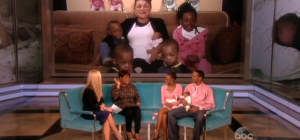 Derrico Quintuplets appear on The View