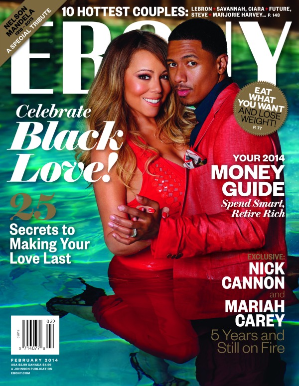 Mariah Carey & Nick Cannon Ebony Cover