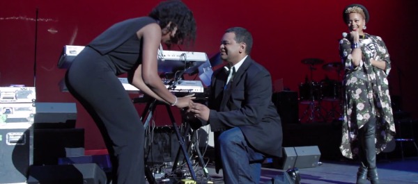 A Couple of Forevers Marriage Proposal at the Chrisette Michelle Concert