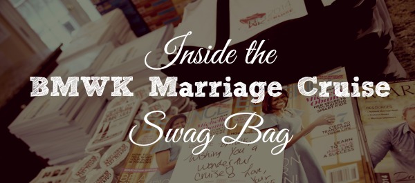 Inside the BMWK Marriage Cruise Swag Bag