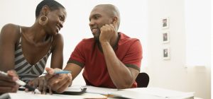 Black couple plan and create a vision for their marriage