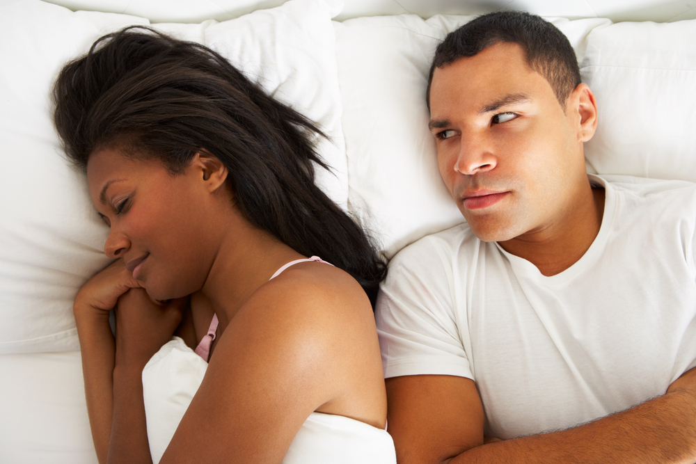 Couple in Bed Dealing With How to Deal With An Angry Spouse